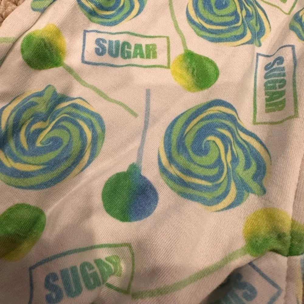 Designer LIMITED EDITION! Noomie x Robyn Blair Footie Pajamas - blue lollipop